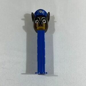 PAW Patrol Chase PEZ Dispenser Blue Stem 4.5 Inch Toy Nickelodeon Collectible